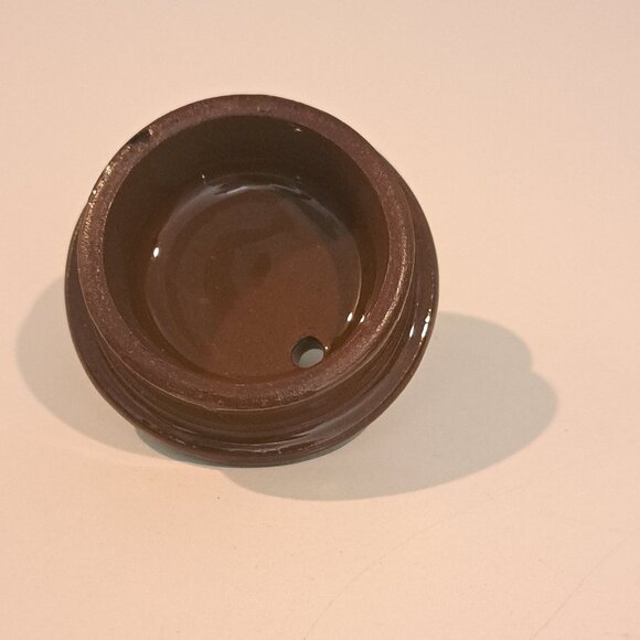 Vintage Sadler Staffordshire, England Brown Betty Glazed Single Serve Teapot - Picture 8 of 15